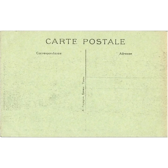 TOURS- Les Squares Descartes et Rabelais- Le Pont de pierre et la Loire Postcard - Picture 2 of 2